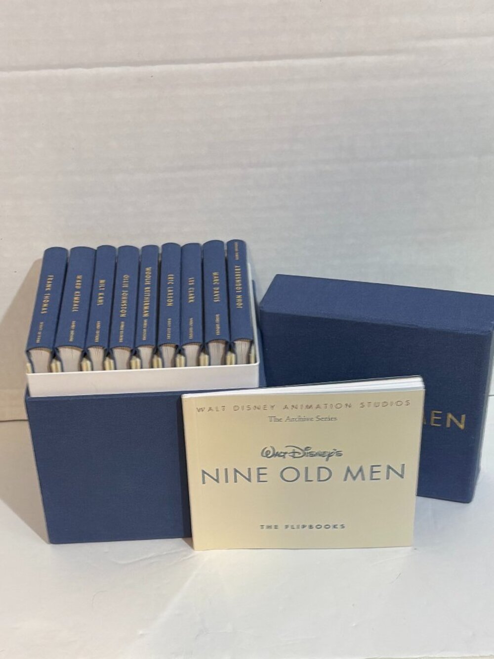 Disney 9 Old Men The Flip Books Complete Box Set Like New Rare and Desirable